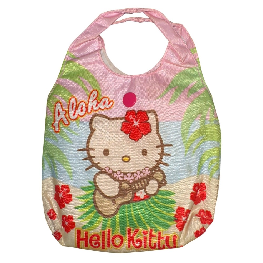 Sanrio Hello Kitty Aloha‎ Hawaii Mini Tote Bag Pink Ukulele Tropical 2013